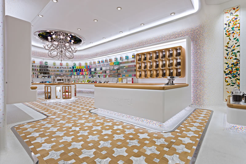 Designer Christopher Jenner signs the new concept store for the luxury tea brand Kusmi Tea