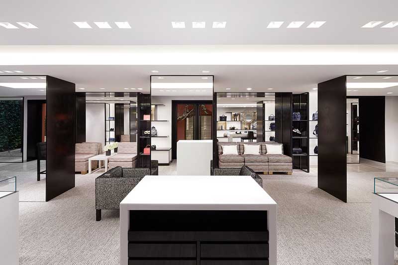 Peter Marino progetto boutique Chanel Roma via del Babuino
