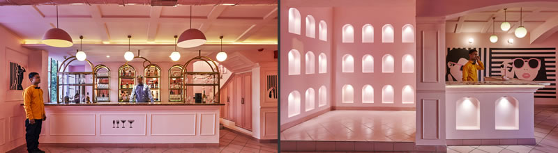 restaurant design renesa architecture studio the pink zebra