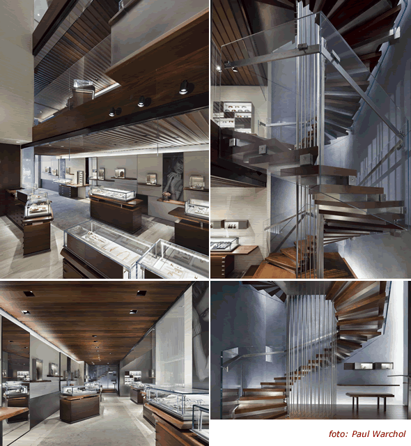 boutique David Yurman su progetto dello Studio Gabellini Sheppard