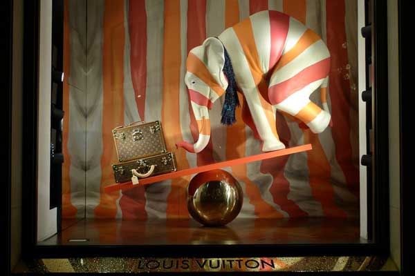 Vetrina LOUIS VUITTON Parigi