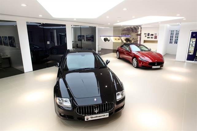 Ferrari Maserati Hong Kong showroom