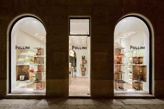 boutique Pollini via della spiga milano