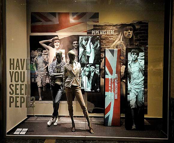 Vetrine PEPE JEANS LONDON