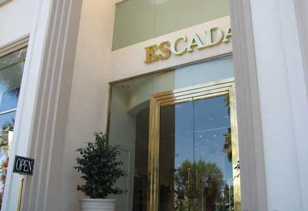 Escada boutique Palm Desert