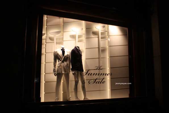 RALPH LAUREN vetrine LONDRA