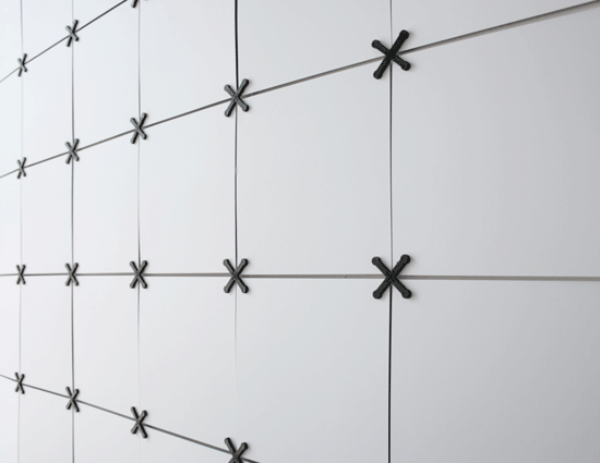Ixxi sistema modulare pixellated per il wall covering