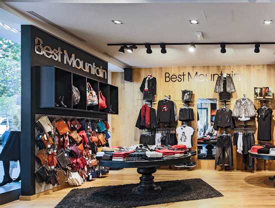 Best Mountain Store on Champs Elysées in Paris Best Mountain Store on Champs Elysées in Paris