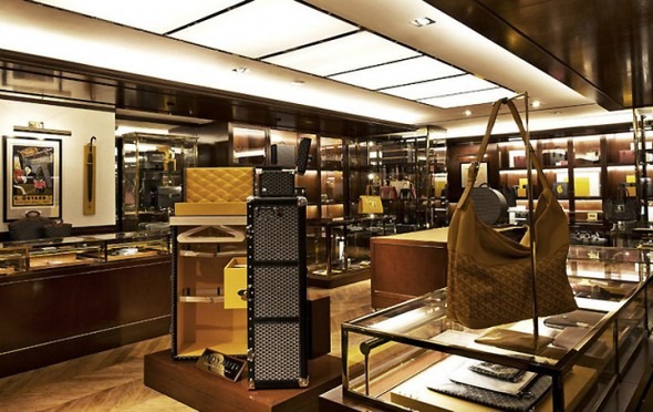 Goyard flagship store interior in Regent Taipei