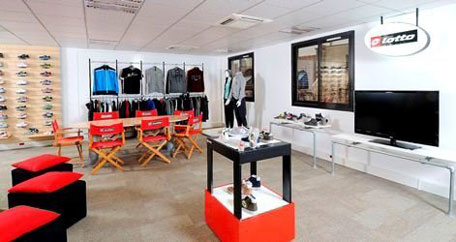 Lotto Sport Italia showroom Parigi