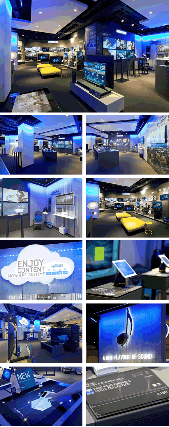 Samsung, Selfridges London by Dalziel and Pow