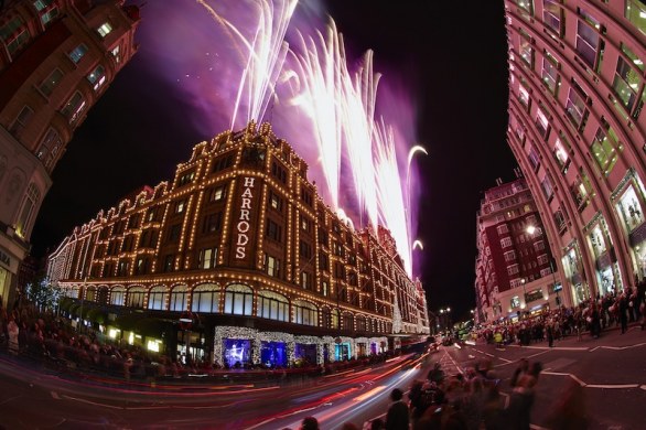 Harrods vetrine di Natale