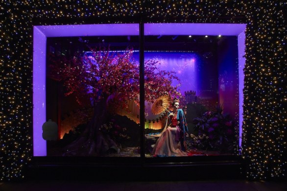 Harrods vetrine di Natale