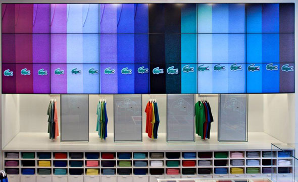Lacoste Flagship Store Video Walls New York