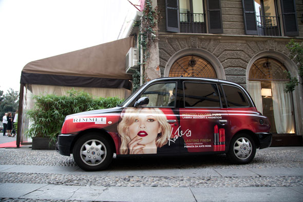 Rimmel Cab temporary store pop up