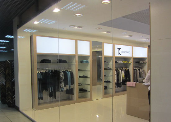 TRICOT CHIC nuovi corner in Russia