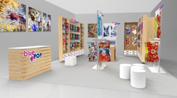 IL FORMAT Blue Pop temporary shop