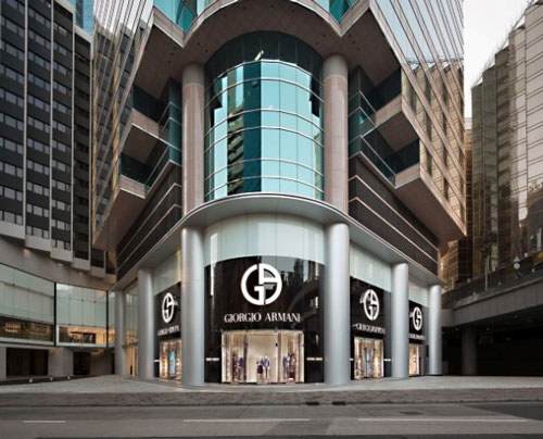 Giorgio Armani boutique Hong Kong 