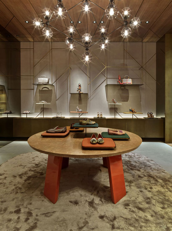 Patricia Urquiola boutique Santoni Milano