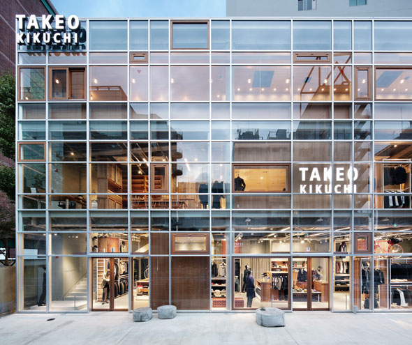 TAKEO KIKUCHI flagship store Shibuya-ku, Tokyo.