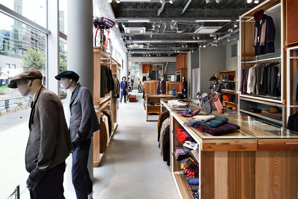 TAKEO KIKUCHI flagship store Shibuya-ku, Tokyo.
