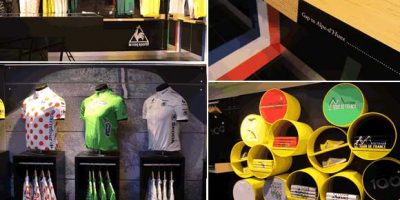 Le Coq Sportif celebrates the 100th Tour de France at Harrods with an Installation by Checkland Kindleysides