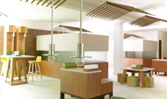 Restaurant Experience Banking concept