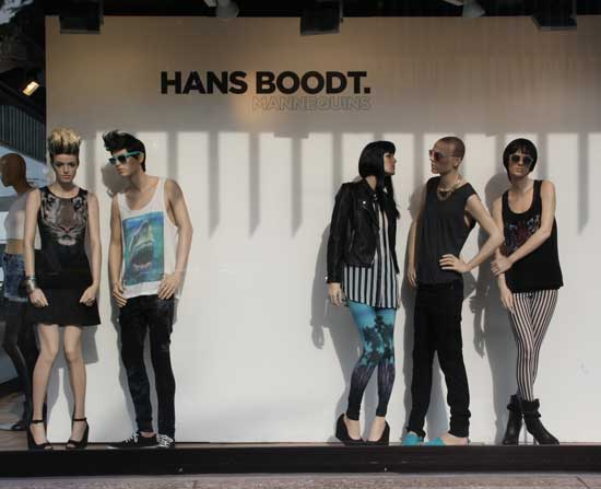 HANS BOODT MANNEQUINS show room Arredoshop Italia