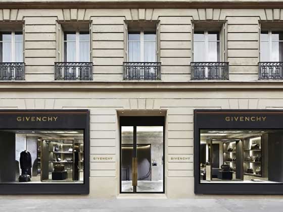 French fashion house Givenchy has unveiled a new flagship store on Avenue Montaigne in Paris