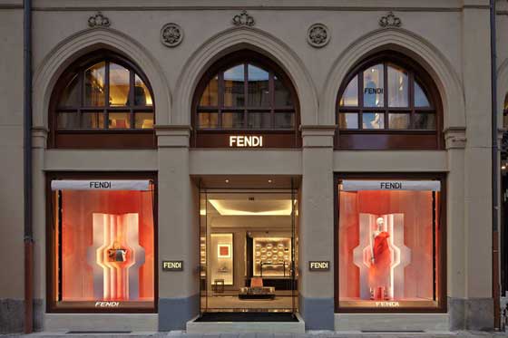 Fendi monobrand store Munich
