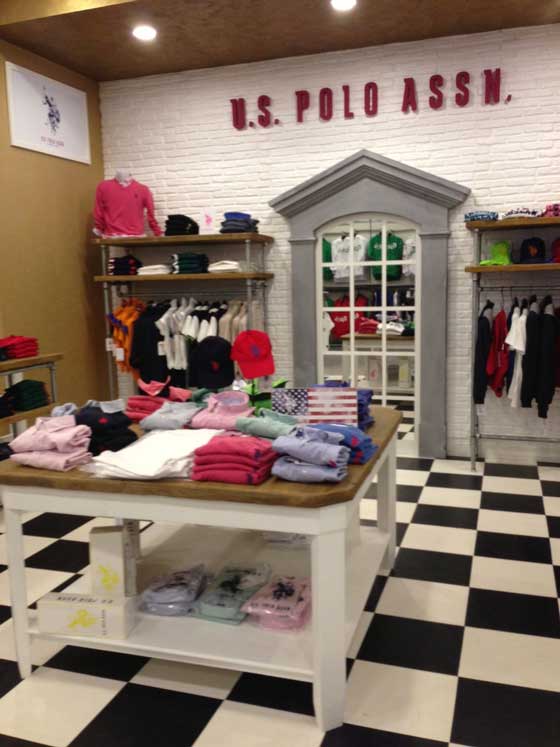 U S Polo Assn corner