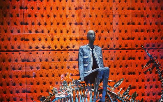 Louis Vuitton vetrine della Rinascente a Milano