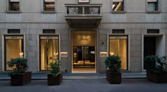 Brioni new Milan flagship store