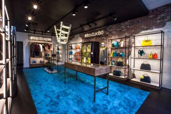 #fendisoho New York, il nuovo pop-up-store di Fendi