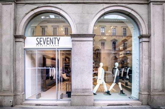 seventy concept store milano retail design