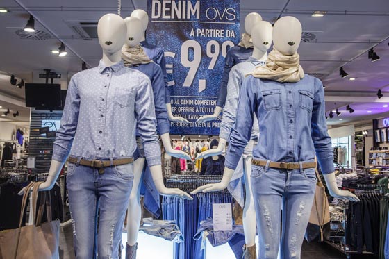 Ovs store design pasolini luigi spa