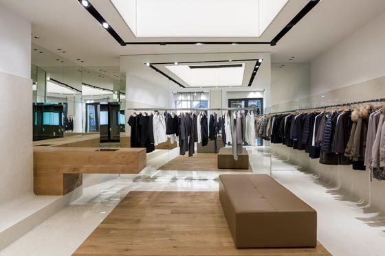 flagship store Peserico di Roma progettato da C&P Architetti