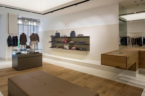 flagship store Peserico di Roma progettato da C&P Architetti