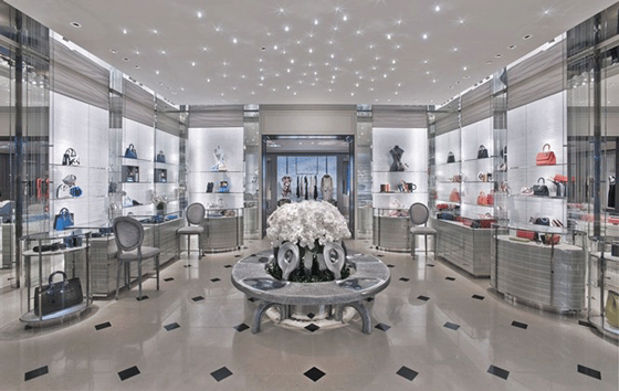 Dior flagship store at Marina Bay Sands