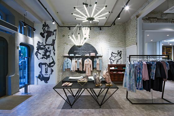 Jigsaw approached Dalziel and Pow with the brief to create a new concept store