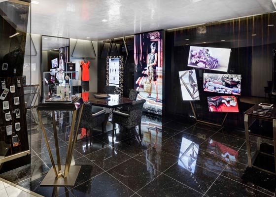 Il concept per la Digital Boutique DS Group è stato elaborato dal retail designer Alessandro Luciani
