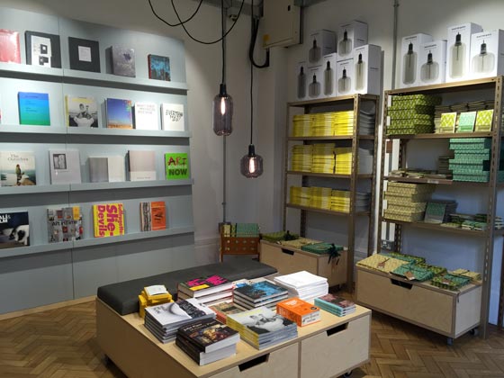 Lumsden has designed the shop for the newly refurbished Whitworth Art Gallery in Manchester