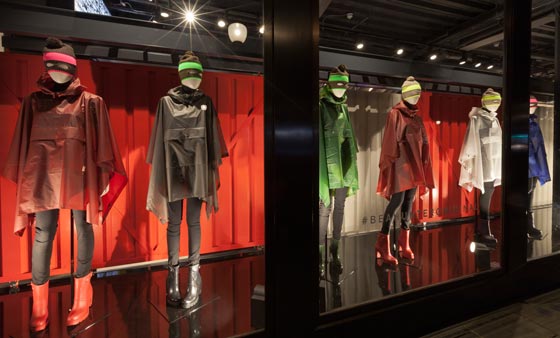 area kids Hunter Londra design gomma rossa