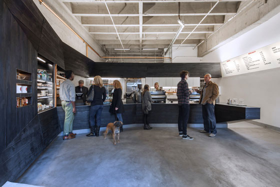Jones Haydu designed Kearny Coffee Bar