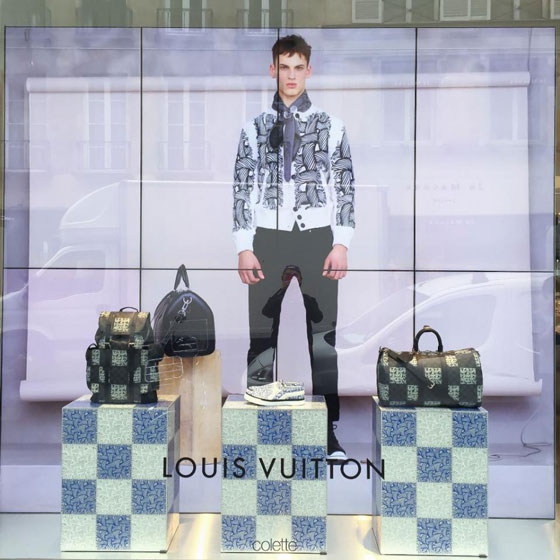 Louis Vuitton pop up store Colette Parigi