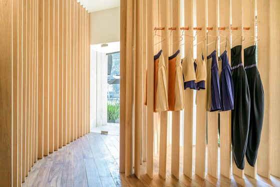Architecture studio Zeller & Moye designed the first store for the fashion label Sandra Weil