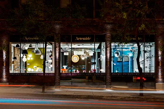 showroom Artemide Chicago