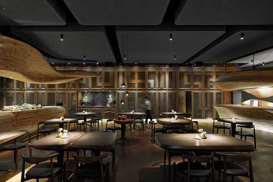 RAW RESTAURANT Taipei, la gastronomia incontra il design