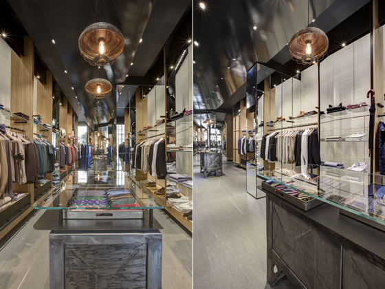 Luciano Barbera boutique in Milano