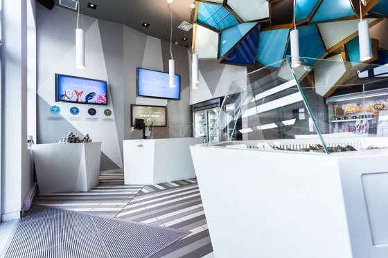 POISSONNERIE NEMEAU Interior design by Jean de Lessard